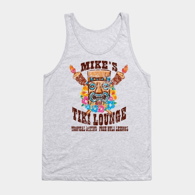 Tiki Lounge Tank Top by Digitanim8tor